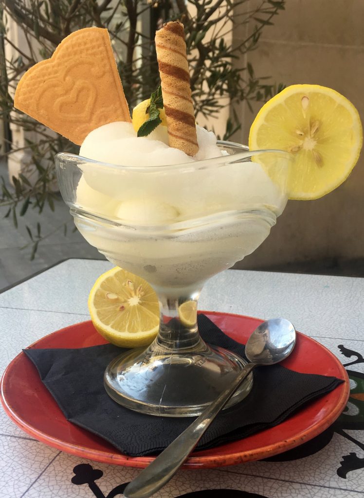 Lemon granita