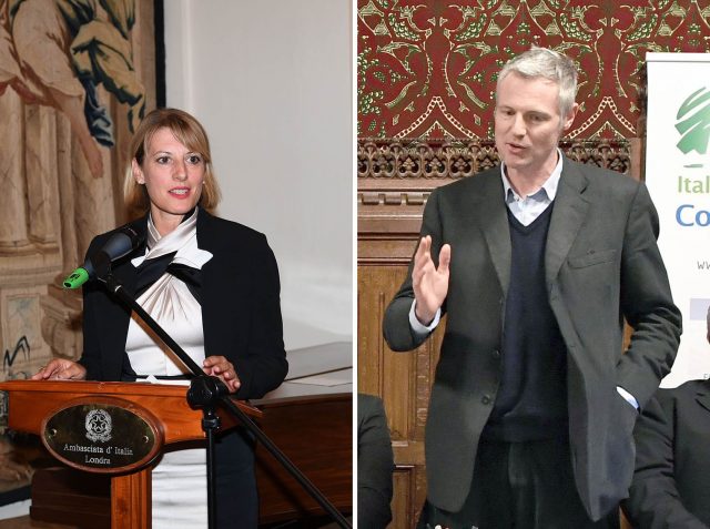 Jill Morris e Zac Goldsmith