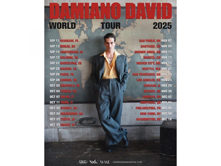 Damiano, tour mondiale con tappa a Londra 9