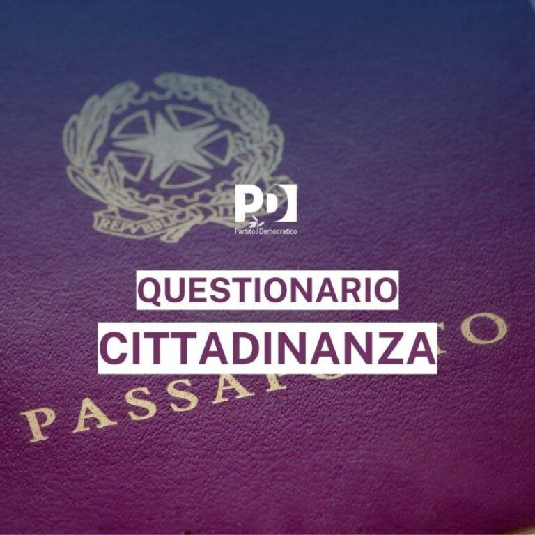 Cittadinanza, questionario